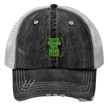 Discover Thick Thighs and Irish Vibes Ireland Trucker Hats