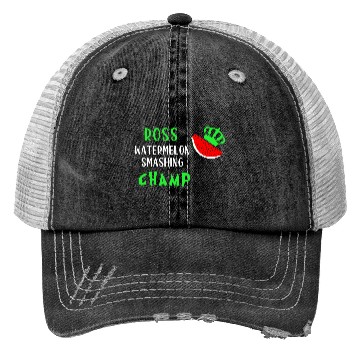 Discover ROSS WATERMELON SMASHING CHAMP Trucker Hats