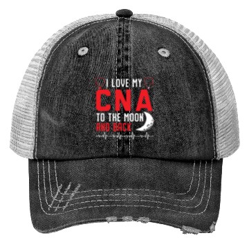 Discover Certified Nursing Assistant Medical Worker CNA Trucker Hats