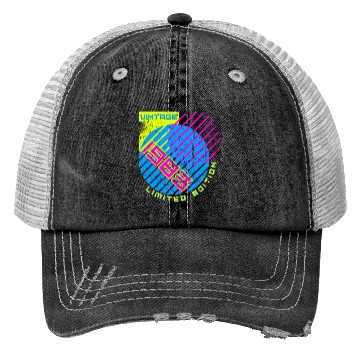 Discover 40th Birthday Vintage 1983 Trucker Hats