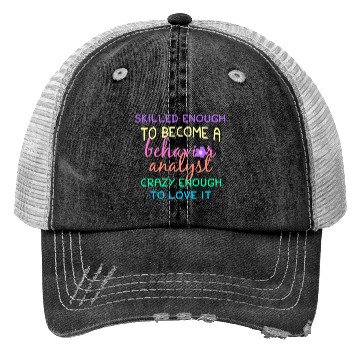 Discover Behavior Analyst Graduate Trucker Hats