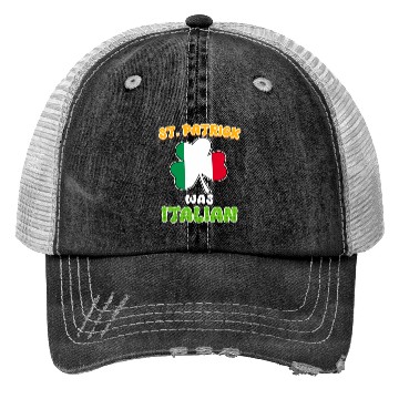 Discover St. Patrick was Italian St. Patrick's Day Trucker Hats