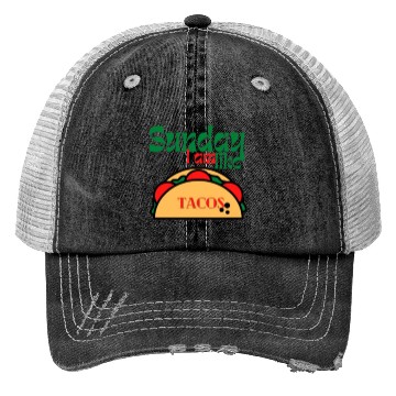 Discover Sunday I am like tacos Trucker Hats