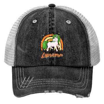 Discover Lepricorn St. Patrick's Day Unicorn Women Trucker Hats
