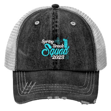 Discover Spring Break Squad 2023 Vacation Spring Break Trucker Hats
