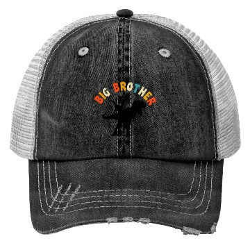 Discover Promoted to big brother dinosaur Gift, Big brother Trucker Hats