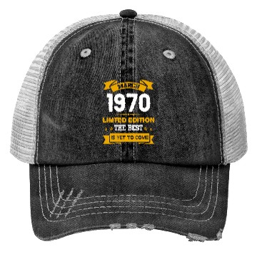 Discover March 1970 Birthday Surprise Trucker Hats