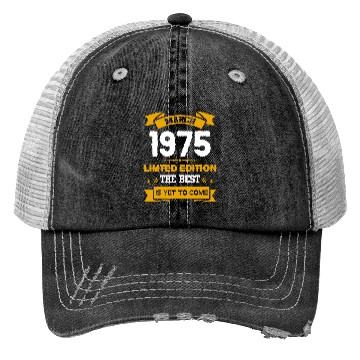 Discover March 1975 Birthday Surprise Trucker Hats