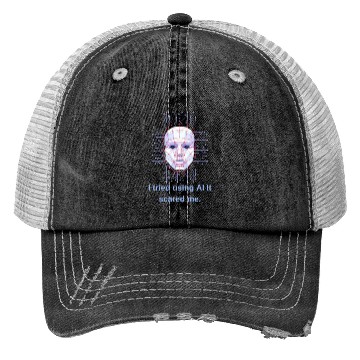 Discover ai scared me Trucker Hats