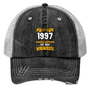 Discover March 1997 Birthday Surprise Trucker Hats