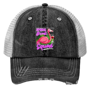 Discover Spring Break Squad Summer Vacation Spring Break Trucker Hats