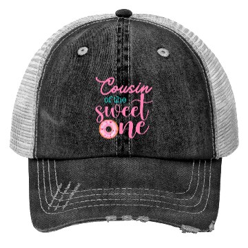 Discover Cousin of Sweet One 1st First Birthday Matching Trucker Hats