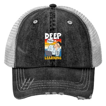 Discover Deep Learning AI Artificial Intelligence Robotics Trucker Hats