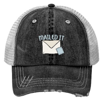 Discover Mailed It Postal Worker Mailman Mail Escort Trucker Hats