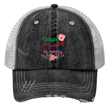 Discover my heart belongs to mommy Trucker Hats