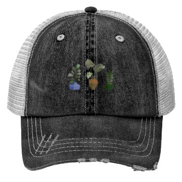 Discover Crazy plant lady Trucker Hats