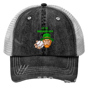 Discover Let The Shenanigans Begin Baseball St Patrick's Da Trucker Hats