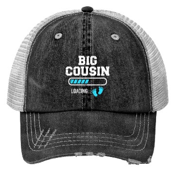 Discover Big cousin loading bar Trucker Hats