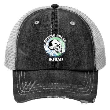 Discover Spring Break Squad Summer Vacation Spring Break Trucker Hats