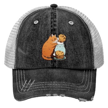 Discover Cookie Kitty Cat Trucker Hats