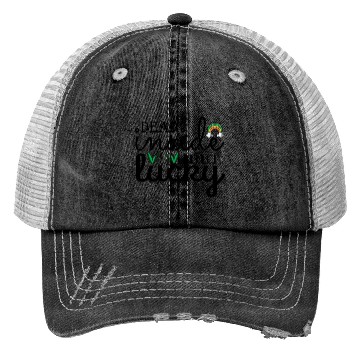 Discover Dead inside but lucky Trucker Hats