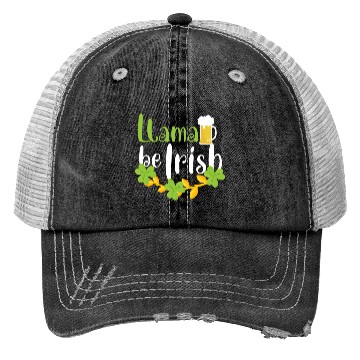 Discover llama be irish Trucker Hats