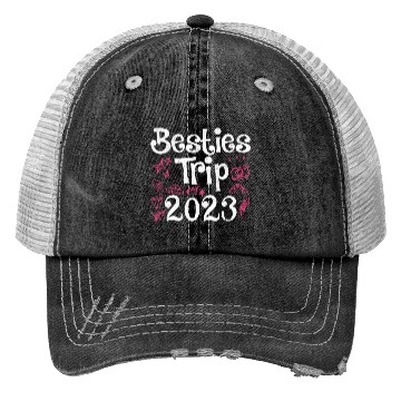Discover Besties Trip 2023 Summer Vacation Spring Break Trucker Hats