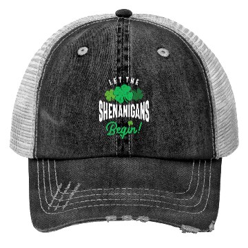 Discover Let The Shenanigans Begin St Patricks Day Trucker Hats