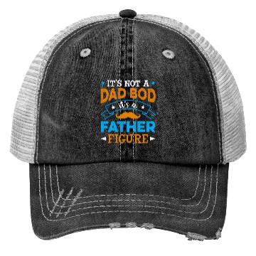 Discover Dad Father Papa Sublimation Trucker Hats