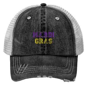 Discover Mardi Gras Carnival Fiesta Party Louisiana New Orl Trucker Hats