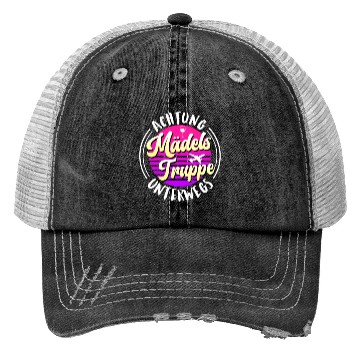 Discover Warning girls trip in progress Spring Break Trucker Hats