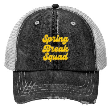 Discover Spring Break Squad Summer Vacation Spring Break Trucker Hats