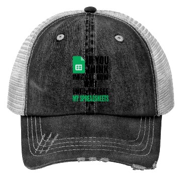 Discover Im Cool Wait See My Spreadsheet Excel Trucker Hats