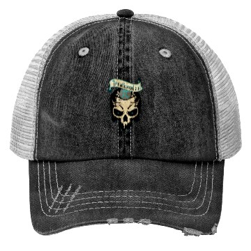 Discover PI Day Irrational Skull Design Teal Edition Trucker Hats