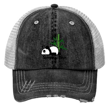 Discover Panda Sleeping Time Trucker Hats