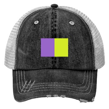 Discover Two Color Rectangle. Interaction Trucker Hats