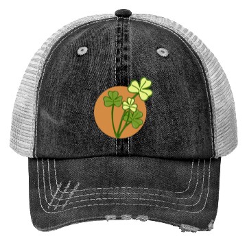 Discover Four Leaf Shamrock Trucker Hats