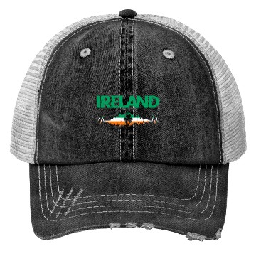 Discover Ireland shamrock Irish St. Patrick's Day Trucker Hats