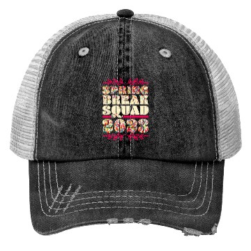Discover Spring Break Squad 2023 Friends Spring Break Trucker Hats