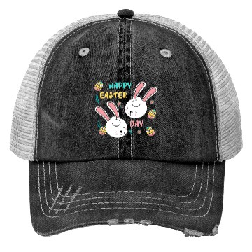 Discover Easter Sunday Bunny Trucker Hats