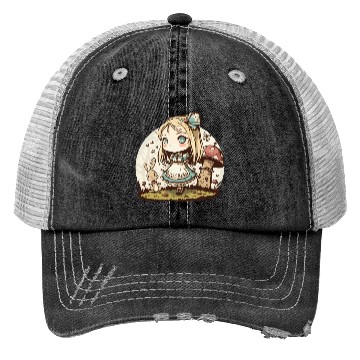 Discover Chibi in Wonderland Trucker Hats