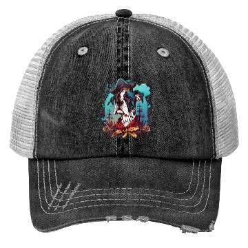 Discover Great Dane Dog Pirate Trucker Hats