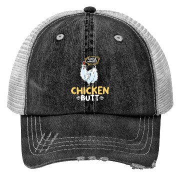 Discover Guess What Chicken Butt Chicken Rooster Farmer Trucker Hats