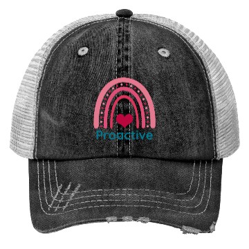 Discover Proactive Viva Magenta Boho Rainbow Trucker Hats