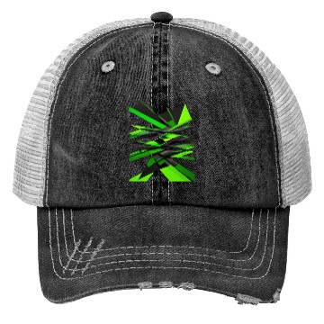 Discover Stylish Abstract 3D Trucker Hats design