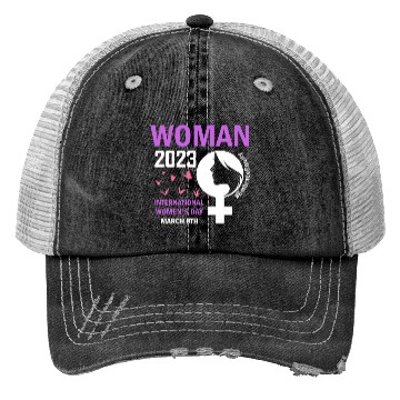 Discover International Women's Day 2023 Embrace Equity Trucker Hats