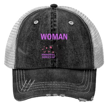 Discover International Women's Day 2023 Embrace Equity Trucker Hats