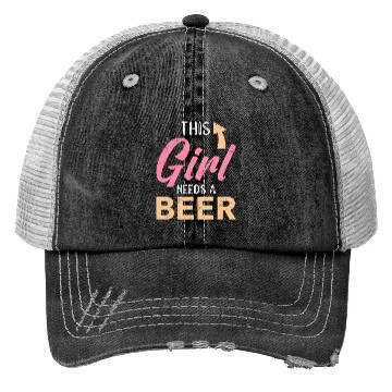 Discover This girl needs a beer vacation Spring Break Trucker Hats