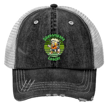Discover Shenanigans Leader Funny For St.Patrick Day Trucker Hats