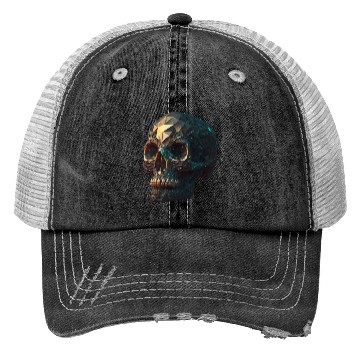 Discover crystal skull Trucker Hats